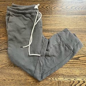 L’Agence Gray Drawstring Sweatpant Joggers